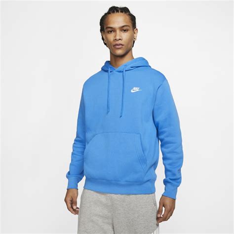 blue Nike hoodie